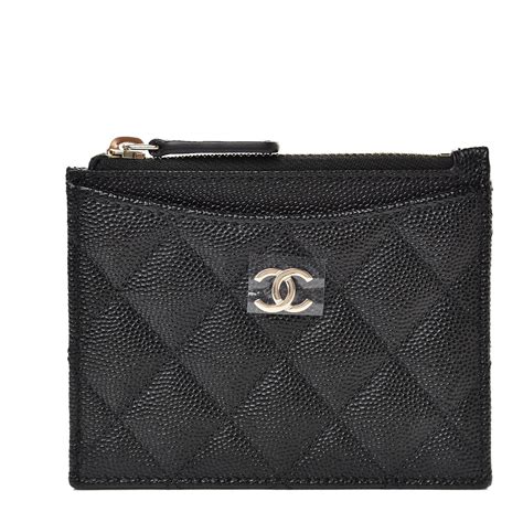 replica chanel money clip|chanel card holder with zipper.